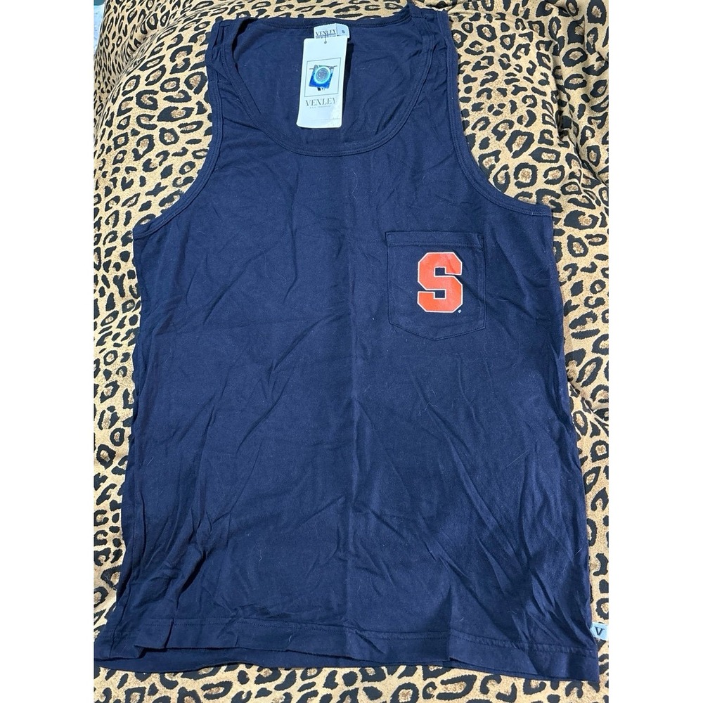 NEW Venley Men's NCAA Syracuse Orange Pocket‎ Tank Top, Small